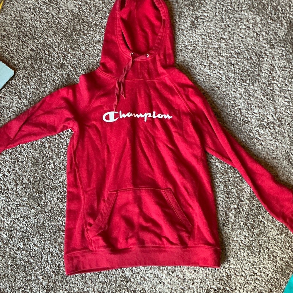 Champion Scarlet Pullover Hoodie
